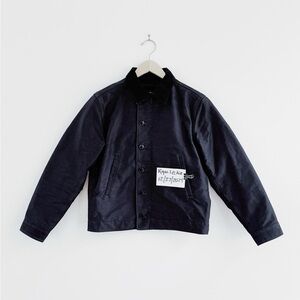 Buck Mason, Men’s Japanese Jungle Cloth N-1 Deck Jacket Dress Navy, Size Small